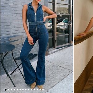 Denim jumpsuit, medium